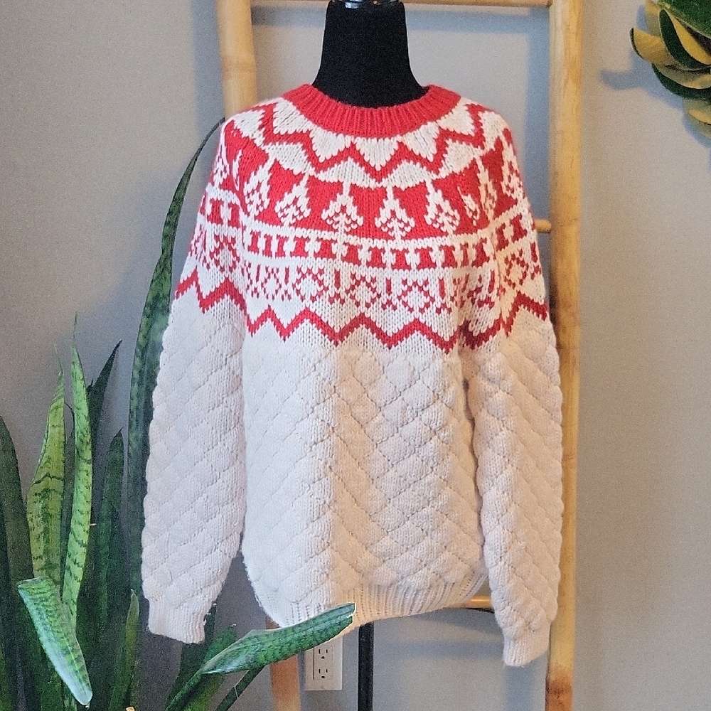 INDUSTRY Fair Isle Chunky Knit Sweater - Picture 2 of 8